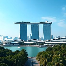 Opposite Of Marina Bay Sands by Art Kingdom