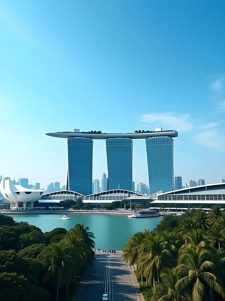 Opposite Of Marina Bay Sands by Art Kingdom