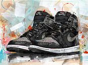 Nike air jordan 1 high Shadow malerei. von Jos Hoppenbrouwers Miniaturansicht