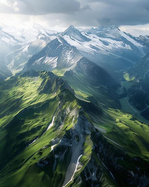 Lichtmagie in den Höhen von fernlichtsicht