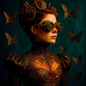 Gezichten van licht: De koperen ziener van de dansende tandraderen