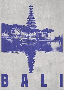 Bali-eiland, Indonesië van DEN Vector
