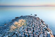Breakwater at serene rest on the IJsselmeer | Stavoren, Netherlands by Sjaak den Breeje thumbnail