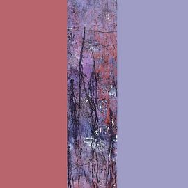 Abstract Colour Fields / Violet Structures 1