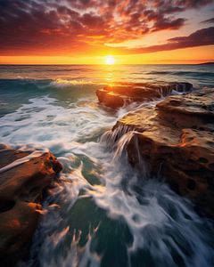 Goldene Stunde am Meer