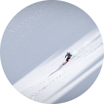 Freeride ski van Martijn Hinrichs