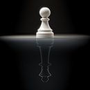 Chess pawn with reflection from king by Markus Gann thumbnail