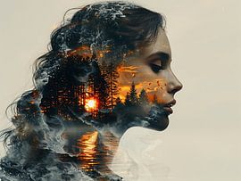 Natur Scherenschnitt 1519 | Collage | Modern