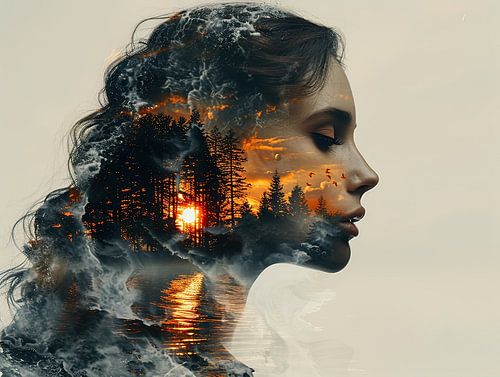 Natur Scherenschnitt 1519 | Collage | Modern