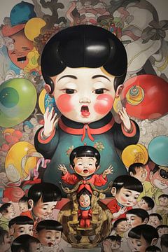 Korea digital art by Digitale Schilderijen