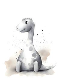 Dinosaur for nursery by Moody Mindscape