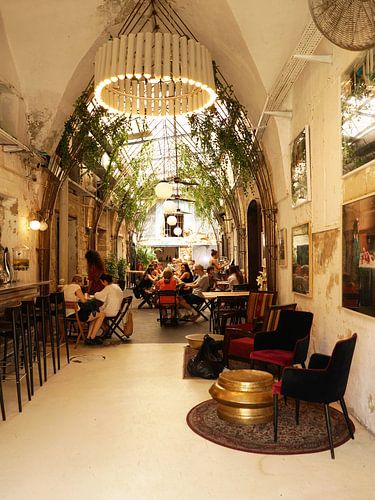 Café chaud. Tel Aviv.