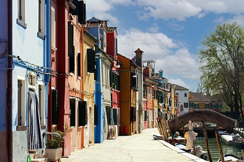 VENICE BURANO Kleurrijke huizen - burano wandeling