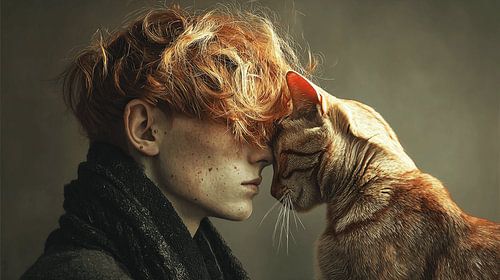 Zielsverwanten | Portret van Twee Roodharigen