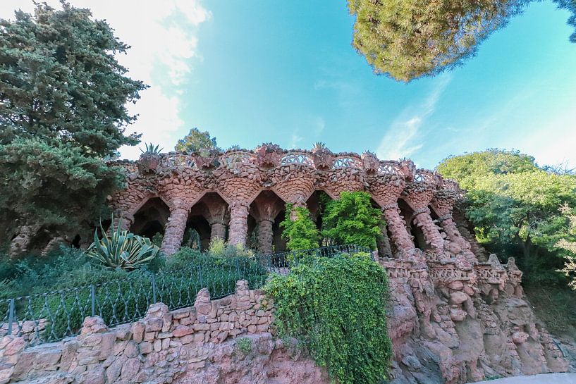 Park Güell in Barcelona von Anjella Buckens