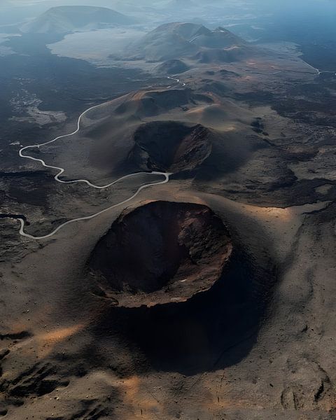 Timanfaya National Park Lanzarote van Visuals by Justin