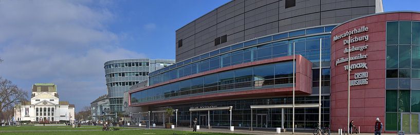 Panorama de la place du théâtre de Duisbourg par Edgar Schermaul