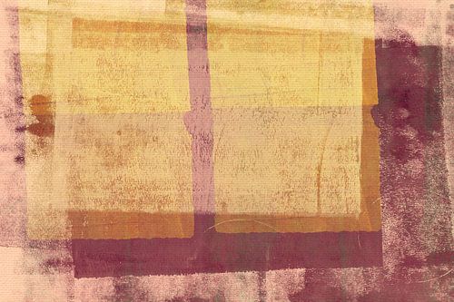 Minimalistisch abstract met warme lichtgevende panelen