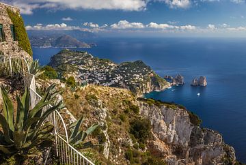 Uitzicht vanaf Monte Solaro, Capri, Italië van Christian Müringer