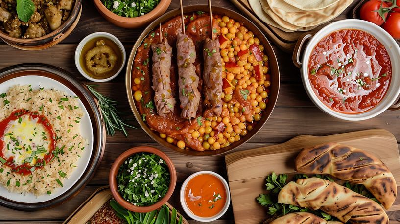 Arabic food by de-nue-pic