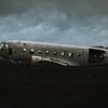 L'épave de l'avion en Islande sur Maikel Claassen Fotografie