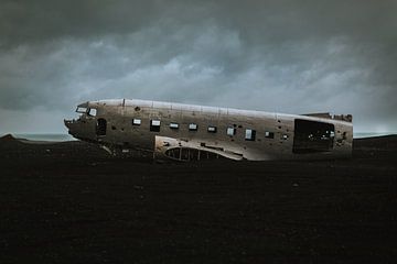 Het vliegtuigwrak van IJsland van Maikel Claassen Fotografie