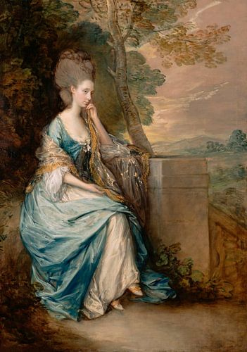 Portret van Anne, gravin van Chesterfield, Thomas Gainsborough....