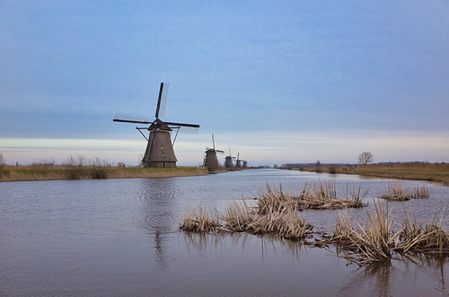 The Windmills of Kinderdijk