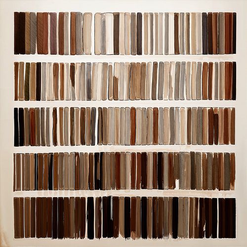 MODERN ART - japandi art brown von TW living