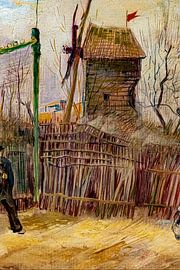 Szene aus der Rue à Montmartre, Vincent van Gogh von Truckpowerr