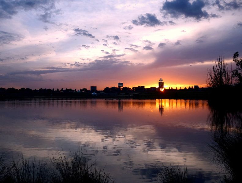 skyline zonsondergang par Pieter Heymeijer