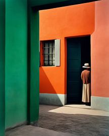 Bunte mexikanische Straßenszene von Studio Allee