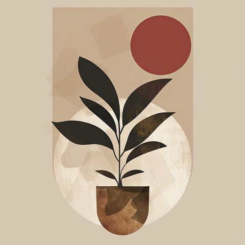 Hedendaagse minimalistische muurkunst