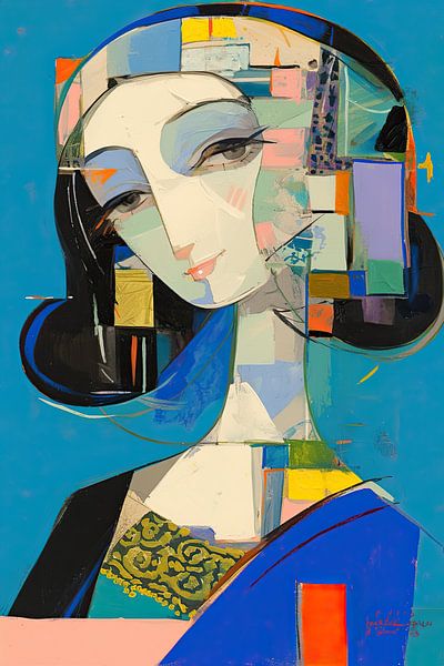 Modern Portrait by Eye catching paintings