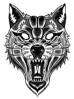 Wütender Wolf