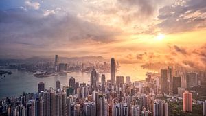 Ligne d'horizon de Hong Kong