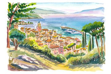 Die sonnenverwöhnten Hügel von Saint-Tropez und die glamouröse Riviera-Küste