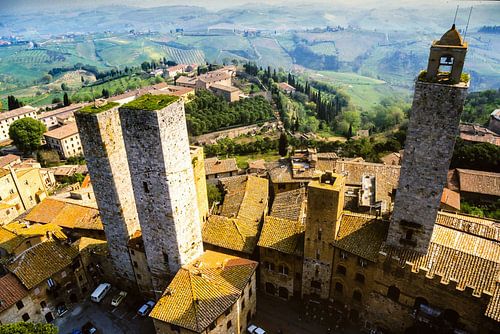 Hoogbouw in San Gimignano