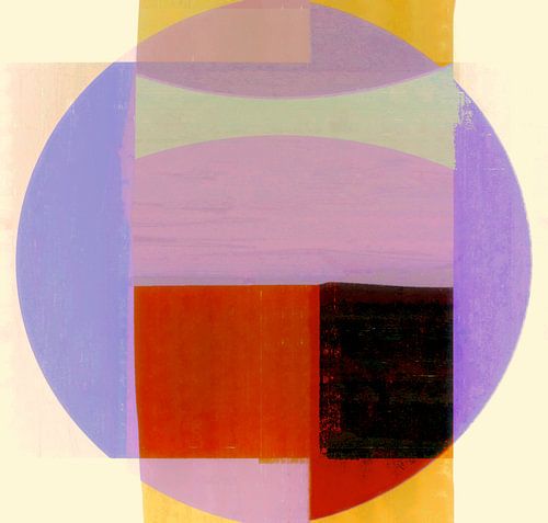Abstract Bauhaus Forms Painting