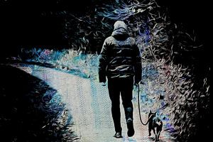 Mann mit Hund (Kunst)