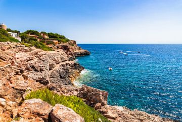 Vue de la côte idyllique de Majorque, Espagne, îles Baléares sur Alex Winter