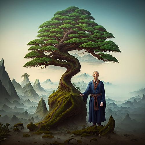 Japanische Fantasielandschaft