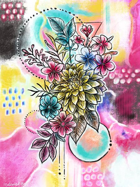 Flower Power van Ingrid Leibold