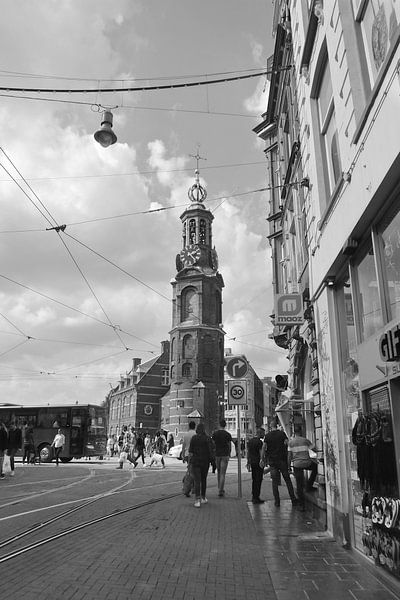 Amsterdam Munttoren von Marianna Pobedimova