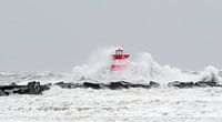 Extrem hohe Wellen in Scheveningen