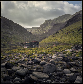 A little shed nestled amongst the mountains near Papagayo Beach, Tenerife