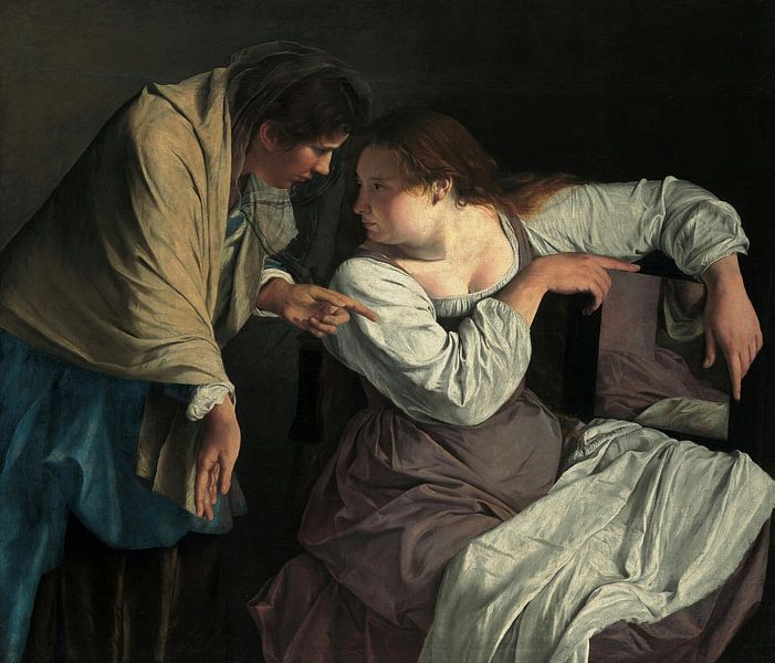 Martha, die ihre Schwester Maria vergewaltigt, Orazio Gentileschi von Meisterhafte Meister