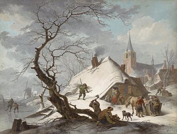 Winterszene, Hendrik Meijer