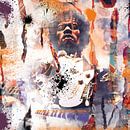Jimi Hendrix van Rene Ladenius Digital Art thumbnail