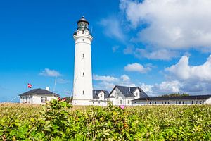 De vuurtoren van Hirtshals Fyr in Denemarken